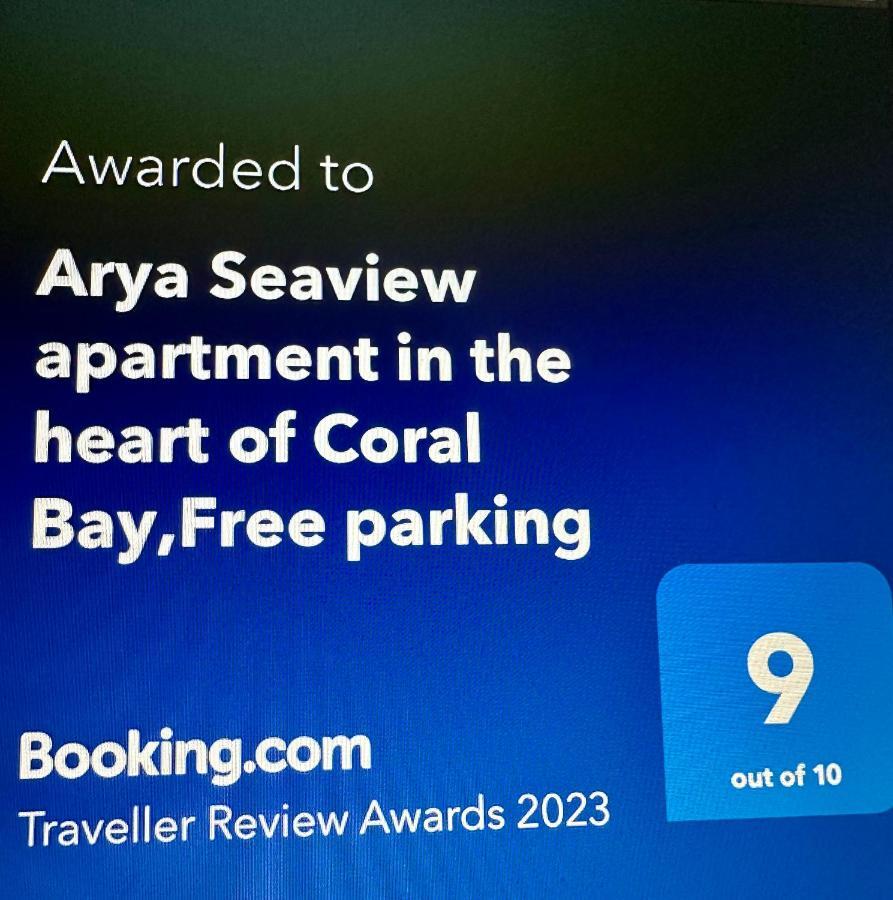 Arya Seaview Apartment In The Heart Of Coral Bay (Adults Only) Exteriör bild